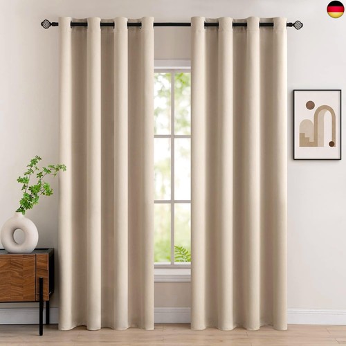 Opaque curtains with eyelets - opaque,