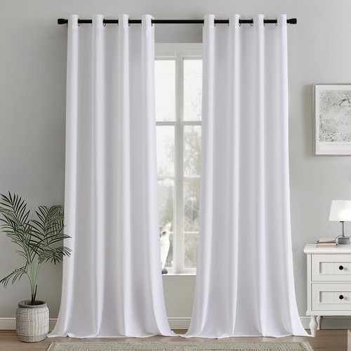 Voile vorhänge gardinen weiß - voile,