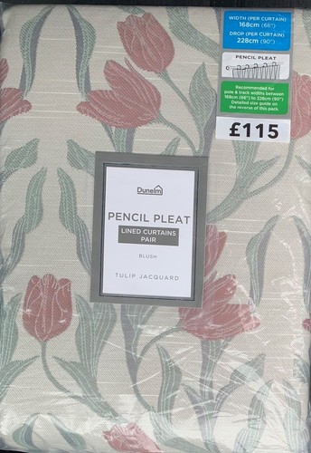Dunelm tulpe jacquard - tulpe, &
