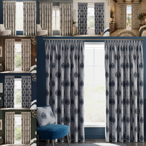 Luxus jacquard vorhänge paar - luxus,