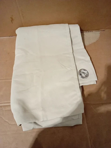 Beige ösen vorhänge - vorhänge, silber