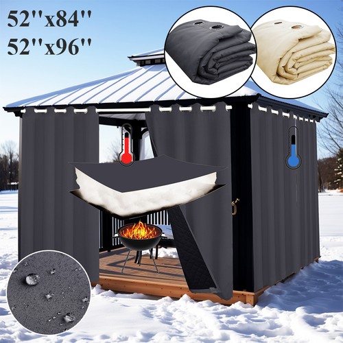 Dicke thermo vorhänge outdoor - vorhänge,