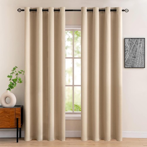 Beige verdunkelungsvorhänge - beige,